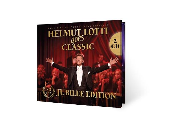 CD-Cover von Helmut Lotti. Er trägt einen Smoking, die Arme ausgestreckt. Im Hintergrund ein Orchester und eine Bühne.