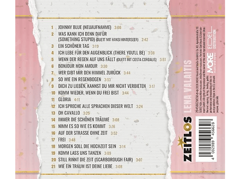 Thumbnail - Lena Valaitis - Zeitlos (CD)