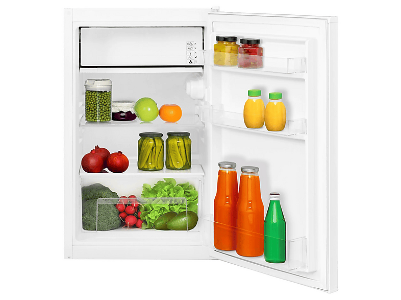 Lodówka AMICA FM135.4 82.1cm Biała – zdjęcie 3