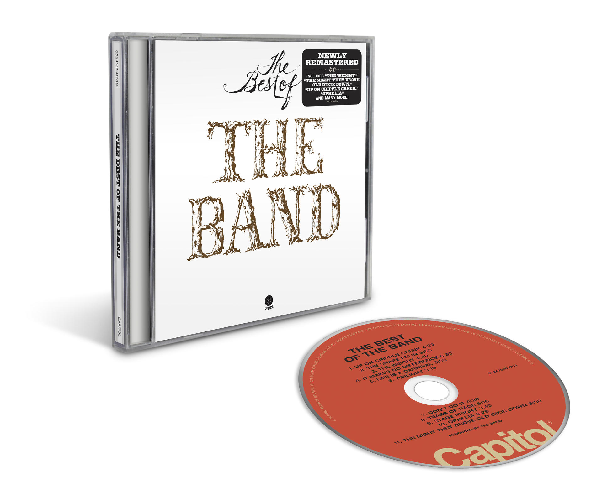 CD-Hülle mit dem Album 'The Best Of The Band'. Enthält die CD und das Cover mit Text und Bandlogo.