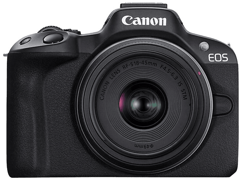 Aparat CANON EOS R50 + RF-S 18-45 IS STM Czarny | MediaMarkt