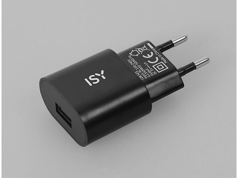 ISY IZB-521 Ladegerät, USB-A, Schwarz — Foto 2 von 2