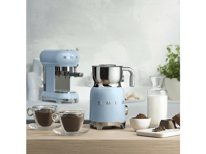 Smeg MFF11PBEU Retro Style Milchaufschäumer (Pastellblau, 500 Watt, 6 l) — Foto 3 von 4