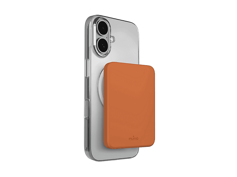 Powerbank Magsafe Puro Wireless Mag Pd 15W 4200Mah , Desert Sun