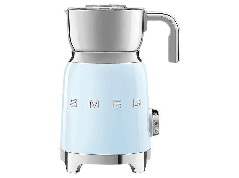 Smeg MFF11PBEU Retro Style Milchaufschäumer (Pastellblau, 500 Watt, 6 l)