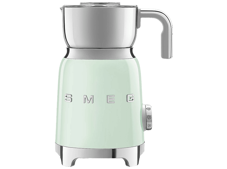 Smeg MFF11PGEU Retro Style Milchaufschäumer (Pastellgrün, 500 Watt, 6 l)