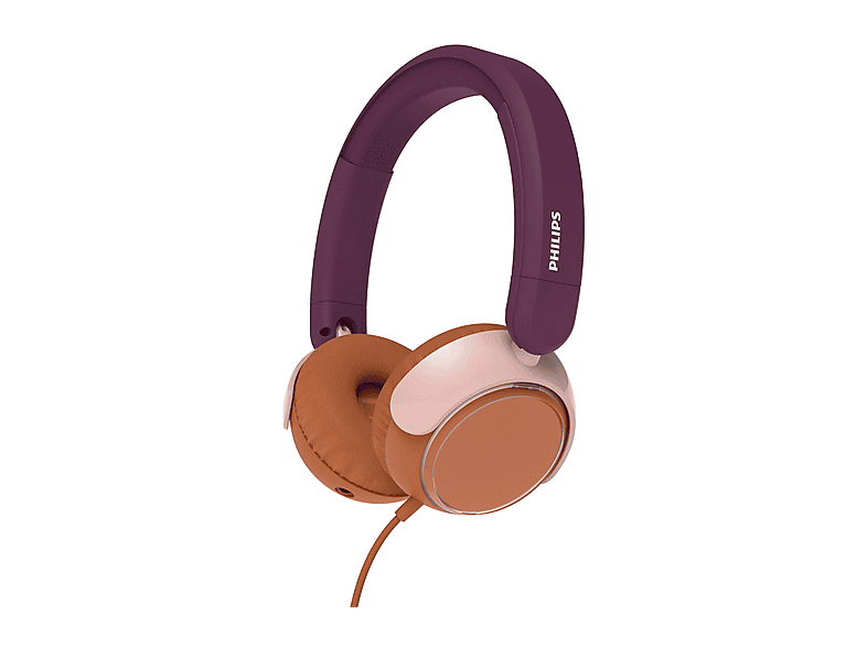 PHILIPS TAK2000MP/00, Over-ear Kopfhörer Magenta-Violett