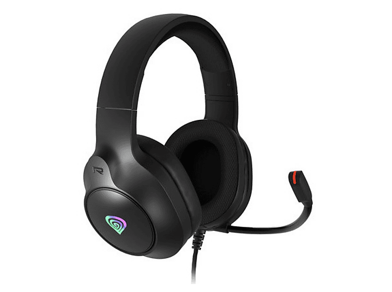 Słuchawki GENESIS Neon 213 Nauszne Czarny – zdjęcie 3