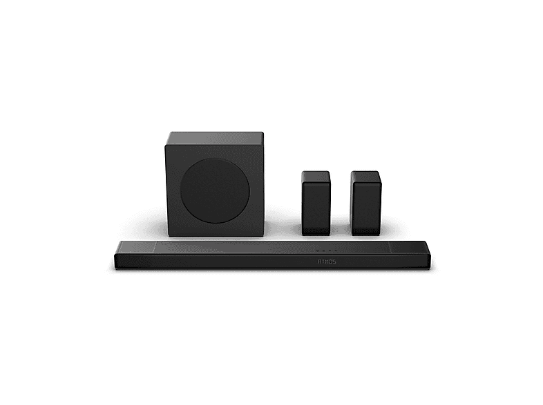Home Theatre Hisense Ax5140Q 5.1 canali e oltre, Potenza Max 600 W, Cassa wireless, Nero