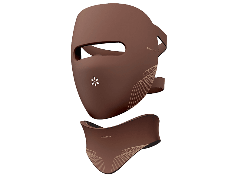 Maska LED GARETT BEAUTY Skin Ritual Face & Neck Brązowy