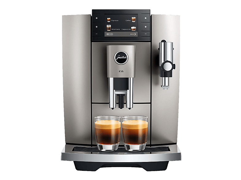JURA E8 Kaffeevollautomat Midnight Silver (SD)