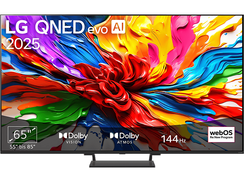 LG 65QNED93A6A QNED evo TV (Flat, 65 Zoll / 165 cm, UHD 4K, SMART TV)