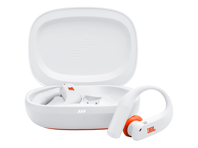 JBL Endurance Peak 4, In-ear True Wireless Kopfhörer Bluetooth Weiss