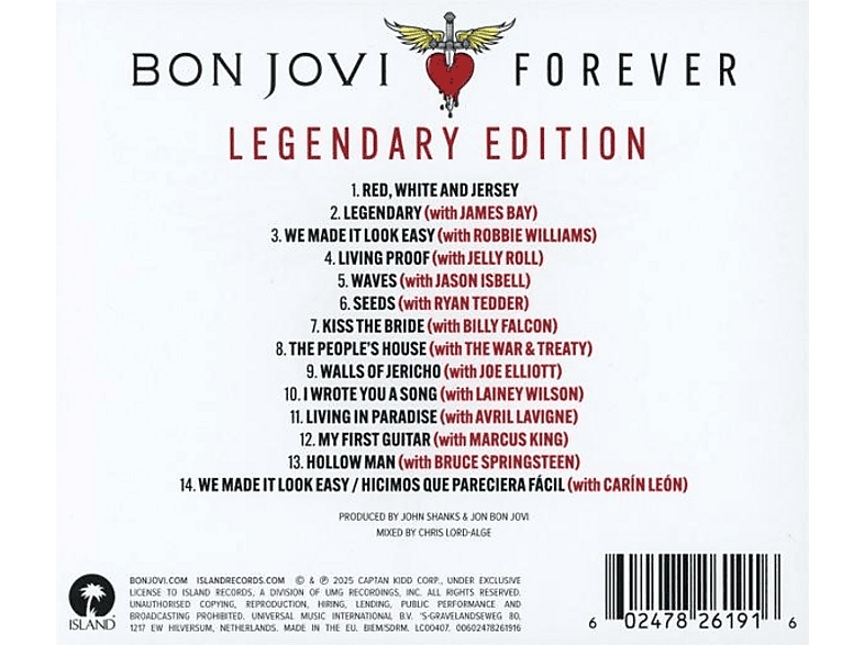 Thumbnail - Bon Jovi - Forever Legendary Edition (CD)