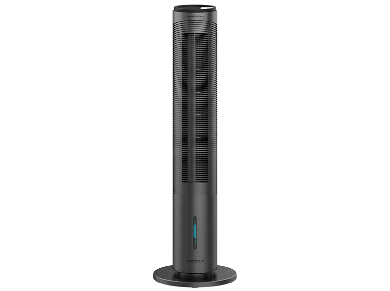 Climatizador evaporativo - Cecotec EnergySilence 2000 Cool Tower Smart, 60W, 2L, Mando a distancia, Pantalla LED, Temporizador, 3 modos, Negro