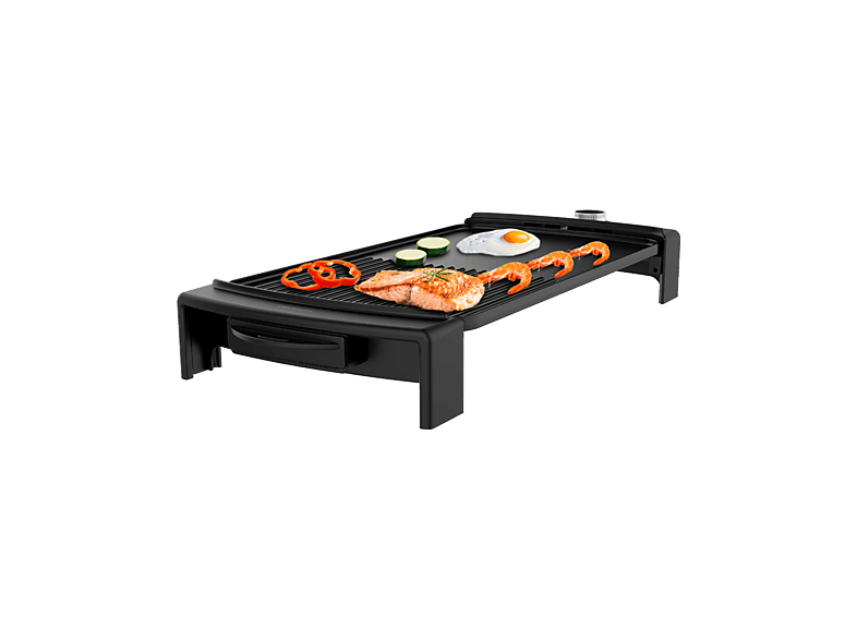 Plancha de asar - Cecotec Tasty&Grill 2500 Blackwater Mixgrill, Gran superficie, Grill y Plancha, 2500W, Apta para lavavajillas, Fácil limpieza, Negro