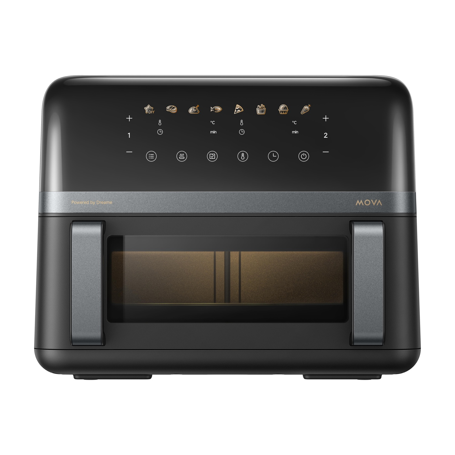 Mova Fd20 PRO Friggitrice AD Aria, capacità 9 l, Max potenza 2700 W, 8 programmi, da 40 °C a 230 °C, Nero