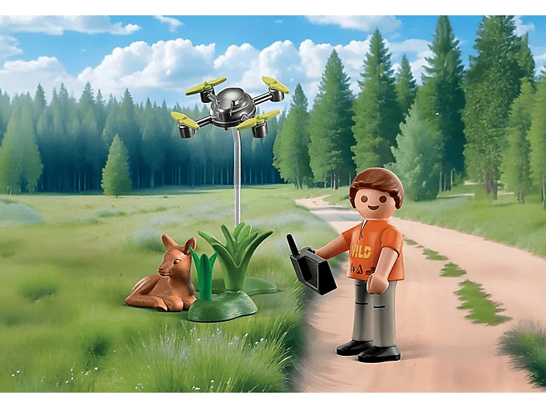 PLAYMobil 71880 Special Plus: Rehkitz-Rettung mit Drohne (Ab 4 Jahren); Spielfigur — Foto 3 von 3