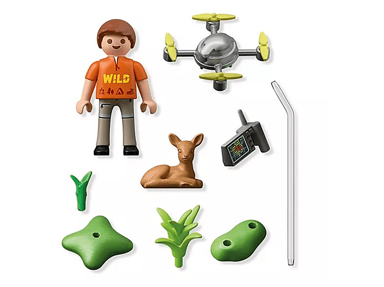 PLAYMobil 71880 Special Plus: Rehkitz-Rettung mit Drohne (Ab 4 Jahren); Spielfigur — Foto 2 von 3