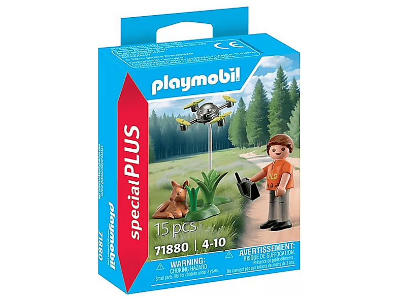 PLAYMobil 71880 Special Plus: Rehkitz-Rettung mit Drohne (Ab 4 Jahren); Spielfigur