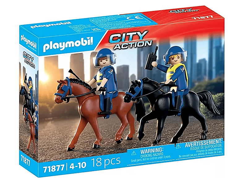 Playmobil 71877 City Action: Polizeireiterstaffel (Ab 4 Jahren); Spielfigur