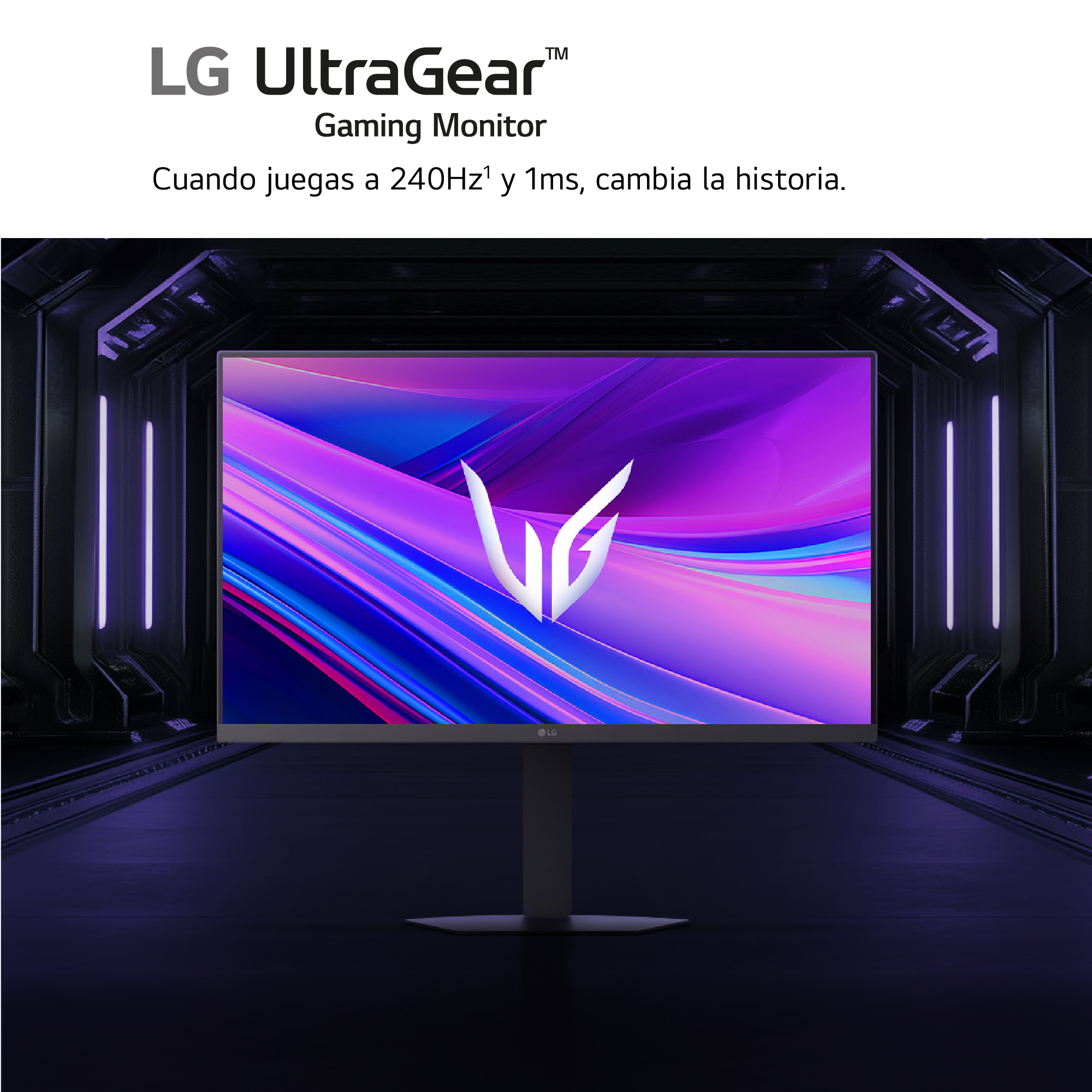LG UltraGear Gaming monitor Cuando juegas a 240 Hz y 1ms, cambia la historia