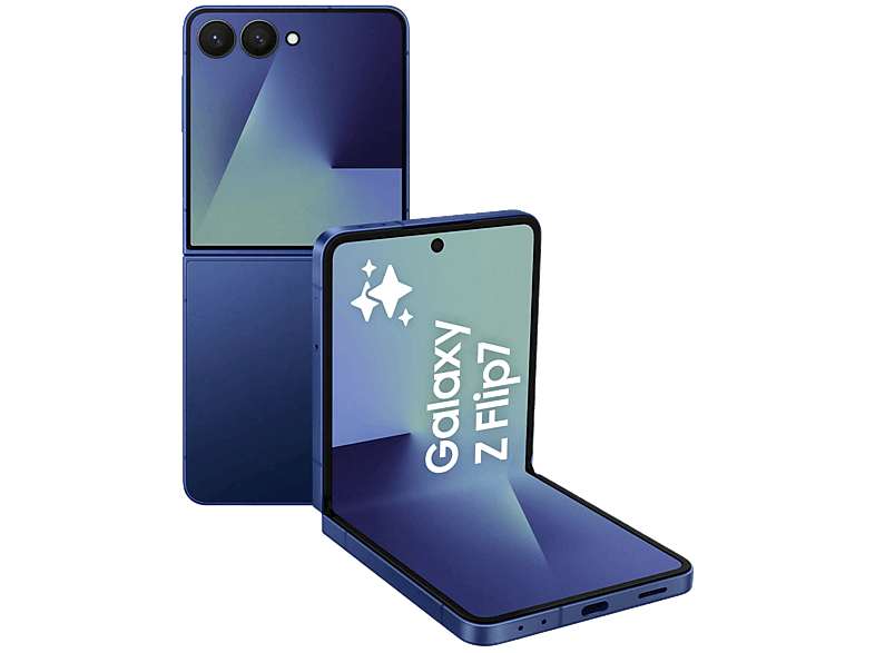 Samsung Galaxy Z Flip7, Azul, 256 GB, 12 GB RAM, 6.9 FHD+, Exynos 2500, 4300 mAh, Android 16