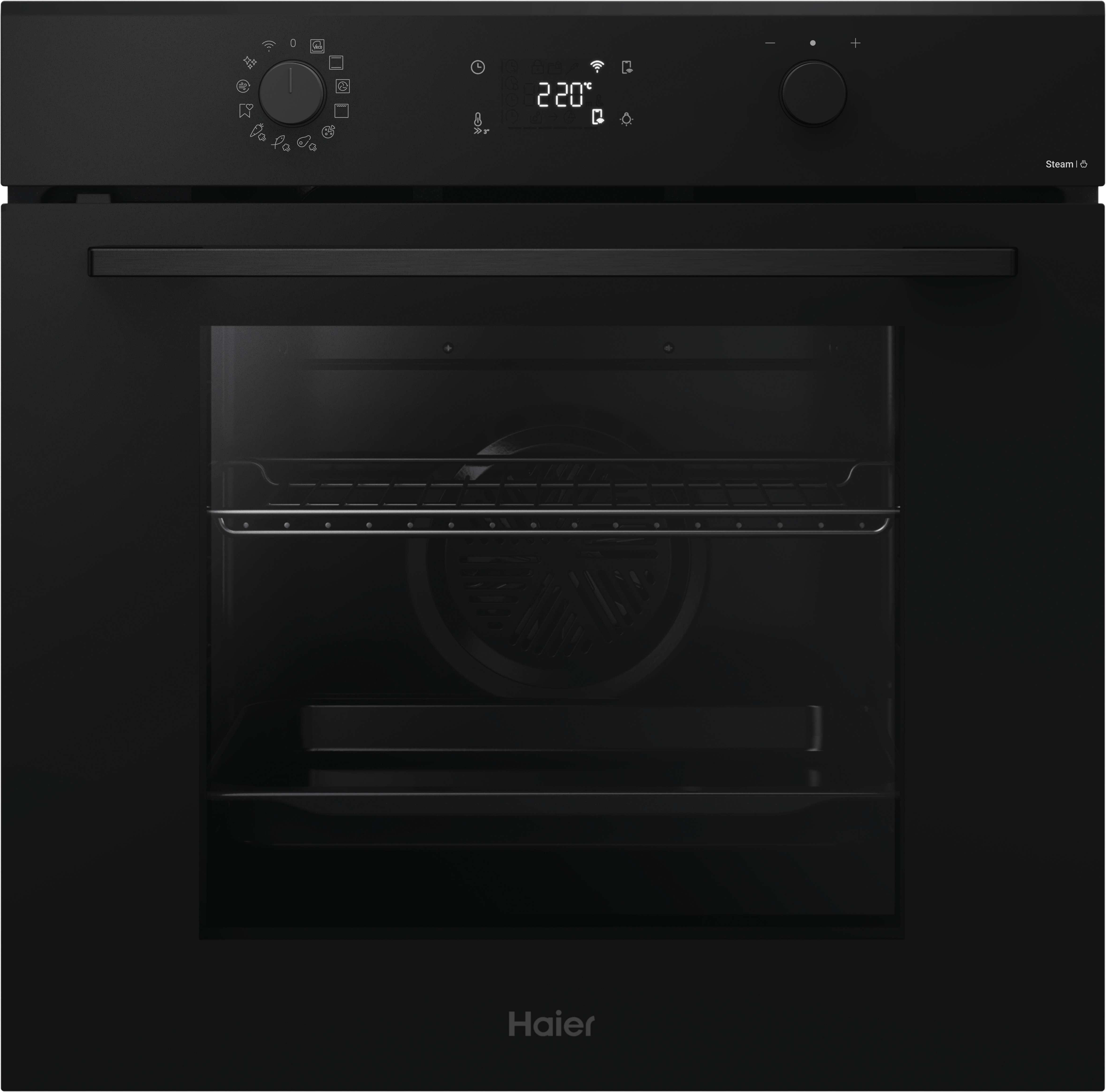 HAIER H6 ID2P5B5EYTB Beépíthető sütő, AirFry, pirolitikus és gőz tisztítás, WiFi