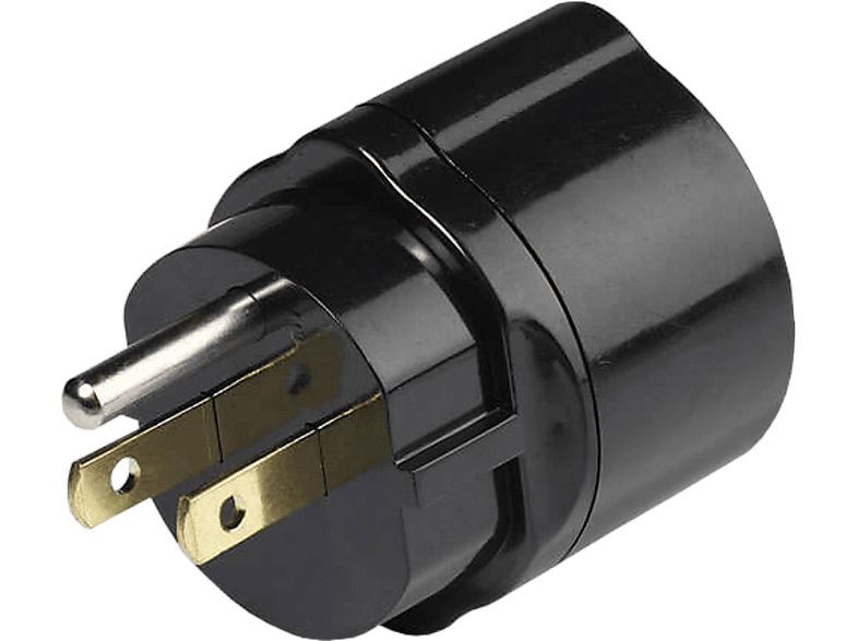 Vivanco 08578 Reisestecker, Schuko Buchse - USA; Reisestecker