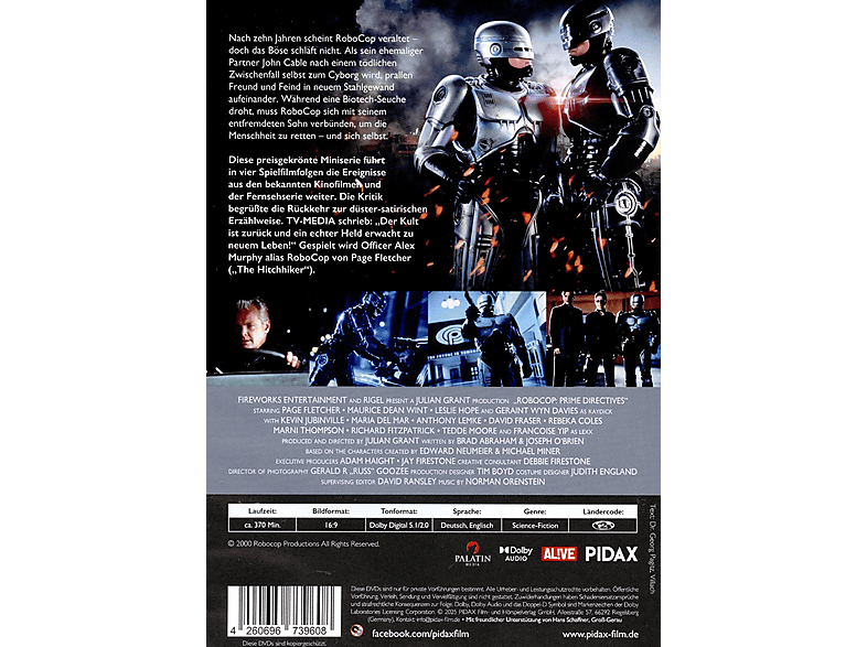Thumbnail - RoboCop: Prime Directives DVD