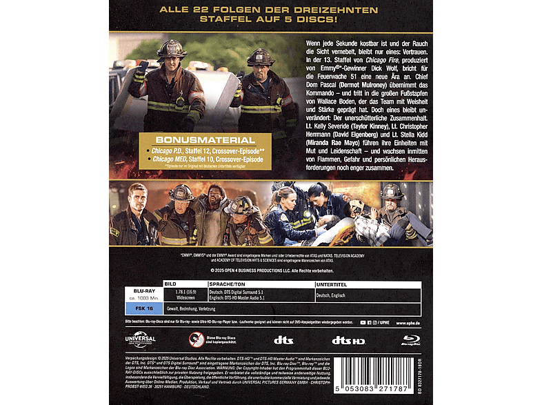 Thumbnail - Chicago Fire - Staffel 13 Blu-ray