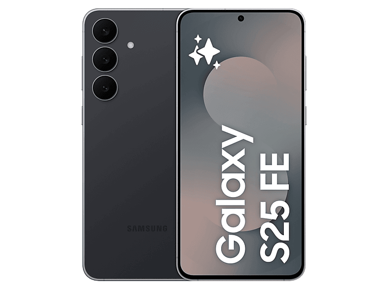 Samsung Galaxy S25 FE, Jet Black, 128 GB, 8 GB RAM, 6.7 FHD+, Exynos 2400 Deca-Core, 4900 mAh, Android 16