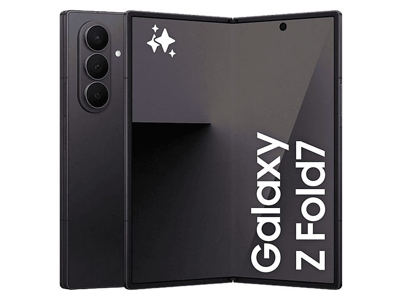 Samsung Galaxy Z Fold7, Negro, 256 GB, 12 GB RAM , 8 QXGA+, Snapdragon 8 Elite, 4400 mAh, Android 16