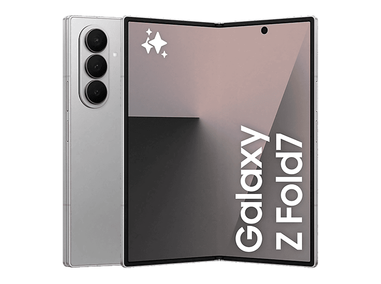 Samsung Galaxy Z Fold7, Plata, 256 GB, 12 GB RAM , 8 QXGA+, Snapdragon 8 Elite, 4400 mAh, Android 16