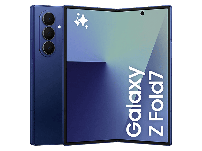 Samsung Galaxy Z Fold7, Azul, 256 GB, 12 GB RAM , 8 QXGA+, Snapdragon 8 Elite, 4400 mAh, Android 16