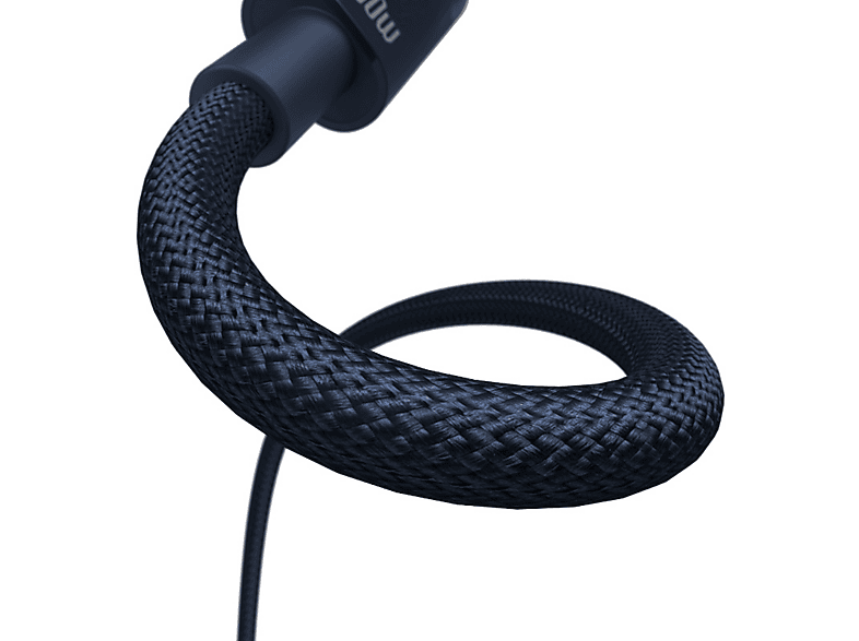 Cable USB - Baseus Power-off Explorer, Lightning USB-C, 100 cm, 100W, Apagado automático, Carga ultrarrápida, Azul