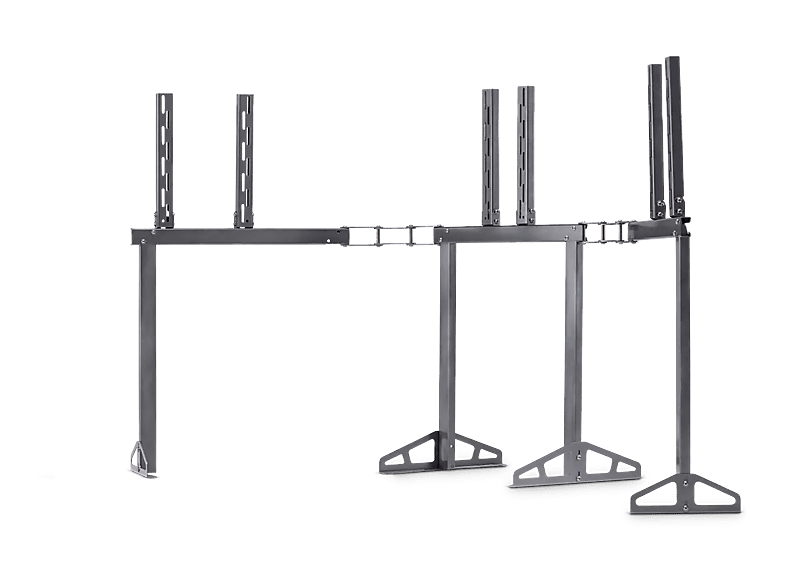 Soporte TV - Playseat Stand Triple, Hasta 3 pantallas, Pantallas hasta 43", Gris