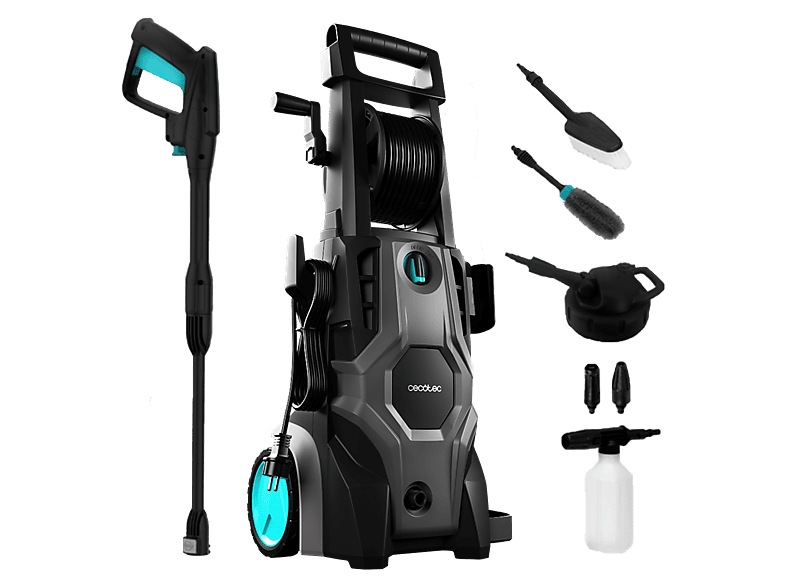 Hidrolimpiadora - Cecotec HydroBoost 2400 AdvanceClean, Fácil de transportar, Potencia 2400W, Bomba aluminio, Accesorio para suelos, Negro