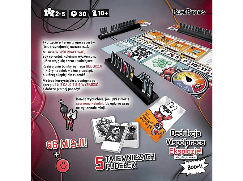 Gra planszowa NASZA KSIEGARNIA Bomb Busters Wielokolorowy – zdjęcie 2