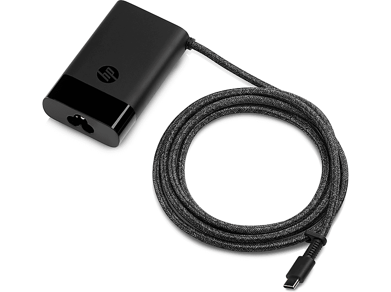 HP USB-C Ladegerät für Notebooks, 65 Watt, Grau