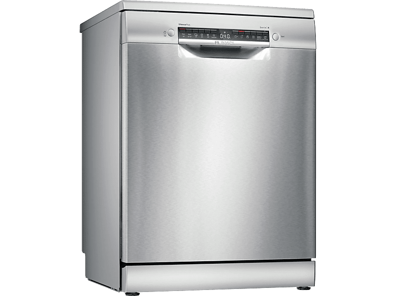 Bosch SMS4EKI06E, Serie 4, 13 servicios, 6 programas , 60 cm, Home Connect, Silence Plus, Acero antihuellas