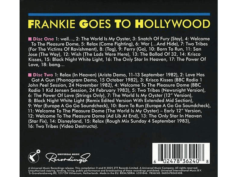 Thumbnail - Frankie Goes To Hollywood - Welcome The Pleasuredome (2CD) (CD)