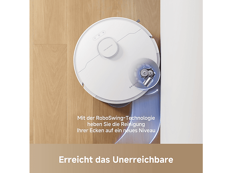 Dreame L10s Pro Gen3 Saugroboter mit Wischfunktion (Weiß, Laufzeit: 4.1h (Saugen)/ 3h (Saugen und Wischen)) — Foto 3 von 5