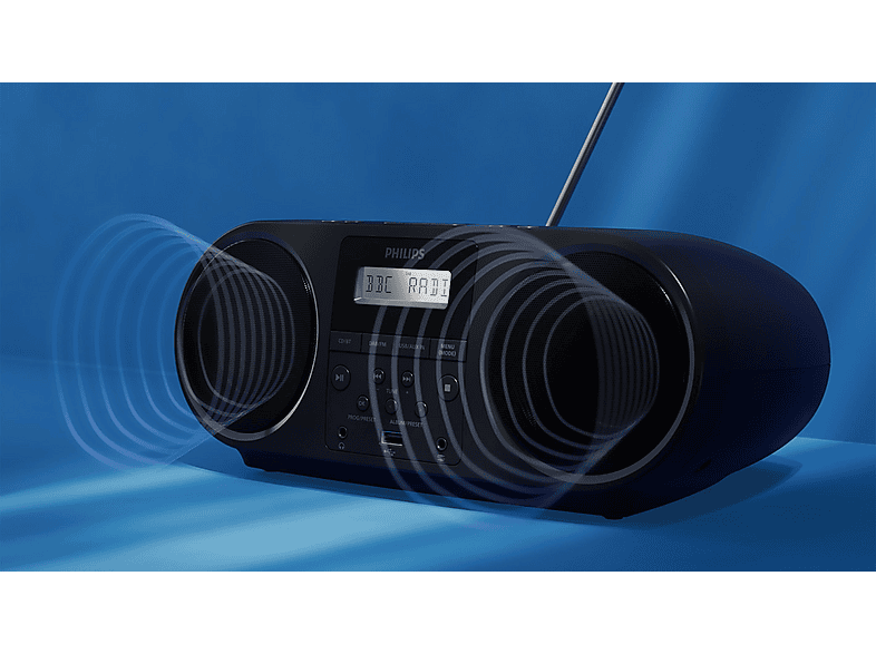 Thumbnail - PHILIPS TAZ 6000 CD Player, Schwarz