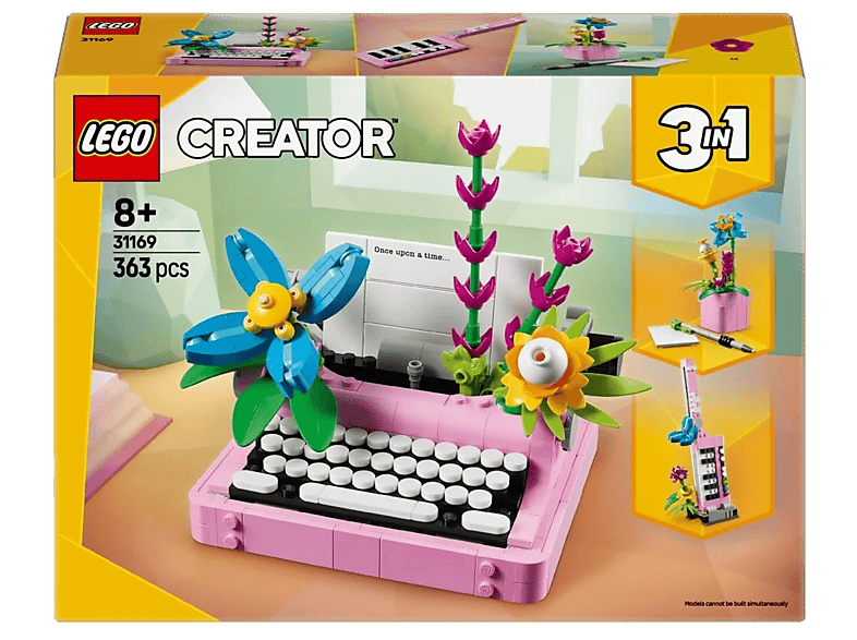 LEGO Creator 31169 Maszyna do pisania z kwiatami