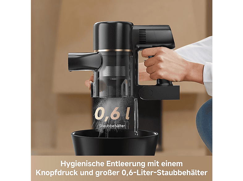 Dreame R20 SE Akkusauger (0,6 l, Akkulaufzeit: 90 Min., Schwarz) — Foto 4 von 5