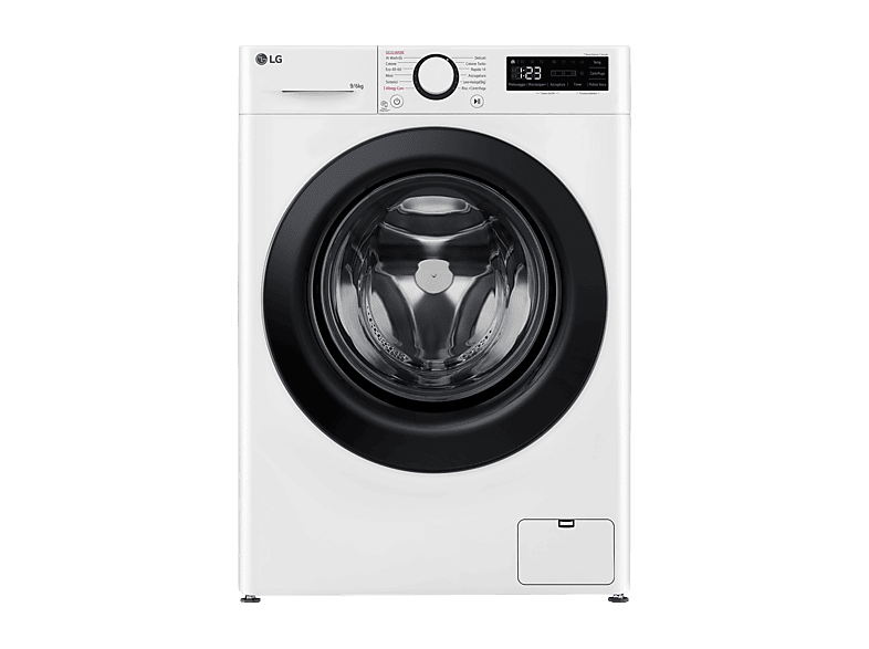 LG AI DD D4R3009Nswb Lavasciuga, Caricamento frontale, capacità lavaggio 9 kg, asciugatura 6 12 programmi, Profondità 56,5 cm, Bianca, Classe A