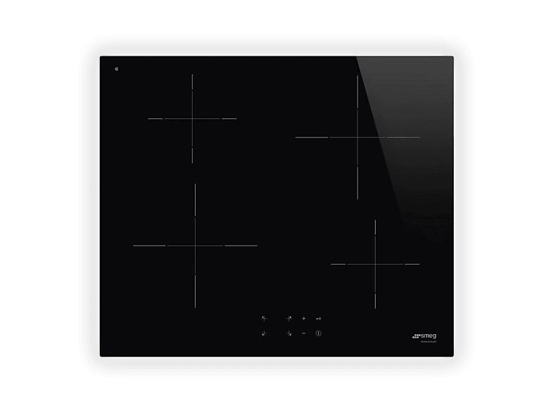 SMEG SI2641D PIANO COTTURA A INDUZIONE, 4 zone di cotura, dimensioni: L 60 cm, P 51 piano in Vetroceramica, Vetroceramica Nero