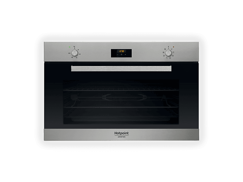 HOTPOINT MS3 744 IX HA FORNO INCASSO, dimensoni: L 89,5 cm – A 59,4 P 56,3 cm, Inox, classe