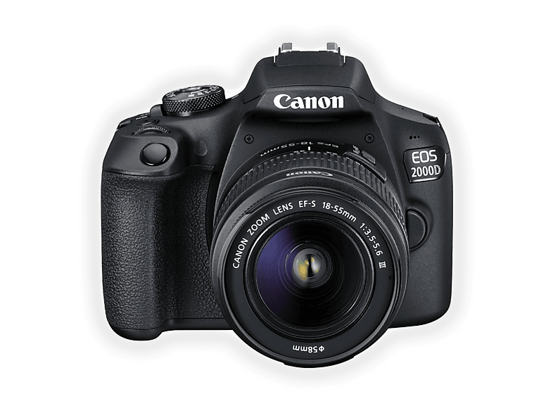 Fotocamera Reflex Canon EOS 2000D + Obiettivo Ef-S 18-55mm f/3.5-5.6 III